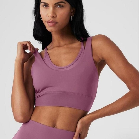 ALO Yoga Other - Alo Airlift Double Trouble Bra Limited Edition - Sold Out: Mulberry Color